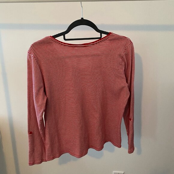 Ricki's striped v-neck long sleeve - Picture 2 of 2